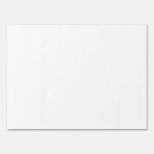 Custom white simple Design Add Photo or Text Sign