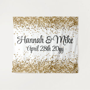 Custom White Wedding Backdrop Photo Booth Prop