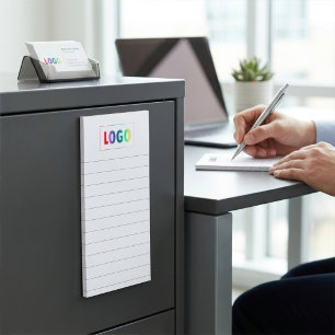 Custom Wide Ruled and Business Brand LOGO Photo Magnetic Notepad
