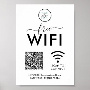 Custom WiFi Business Poster