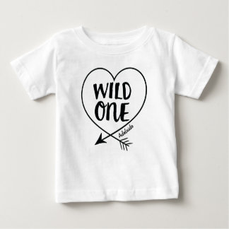 Custom Wild One First Birthday Baby T-Shirt