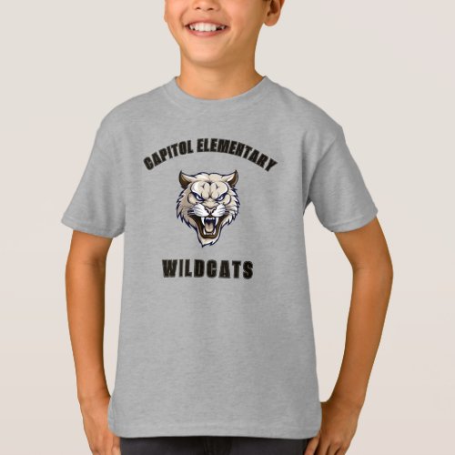 CUSTOM Wildcat Mascot  Brown School College Team T_Shirt