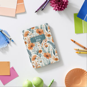 Custom Wildflower Botanical Boho Floral Watercolor iPad Mini Cover