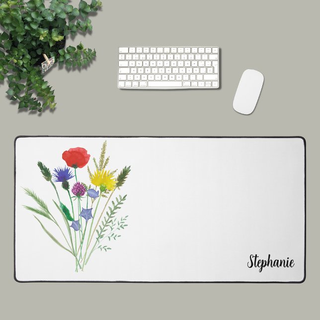Custom Wildflower Desk Mat (Creator Uploaded)