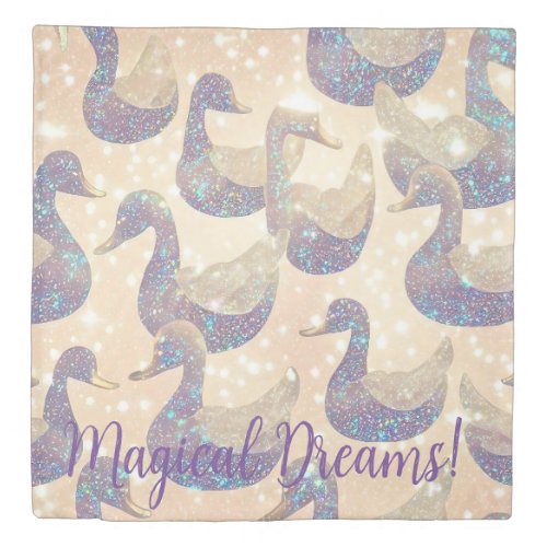 Custom Wildlife Goose Pattern Dream Duvet Cover