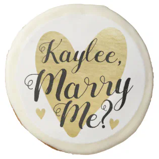Custom Will You Marry Me Proposal Cookie