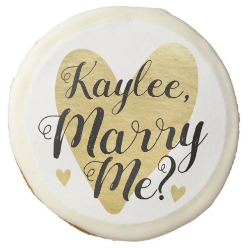Custom Will You Marry Me Proposal Cookie