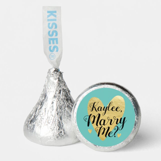 Custom Will You Marry Me Proposal  Hershey®'s Kisses® (Front)