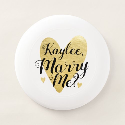 Custom Will You Marry Me Proposal Wham_O Frisbee