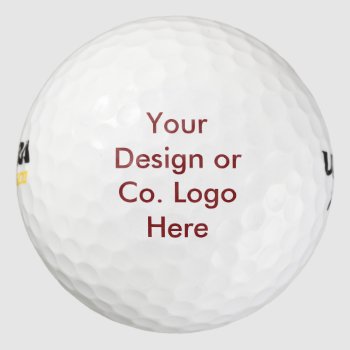 Custom Wilson Ultra 500 Distance Golf Ball by StillImages at Zazzle