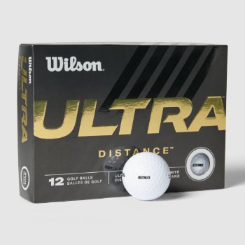 Custom Wilson Ultra 500 Golf Balls Customize by CREATIVEforKIDS at Zazzle