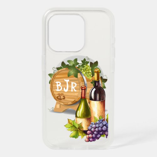 Custom Wine Barrel iPhone 15 Pro Case