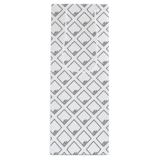 Custom Wine Gift Bag - Logo Pattern
