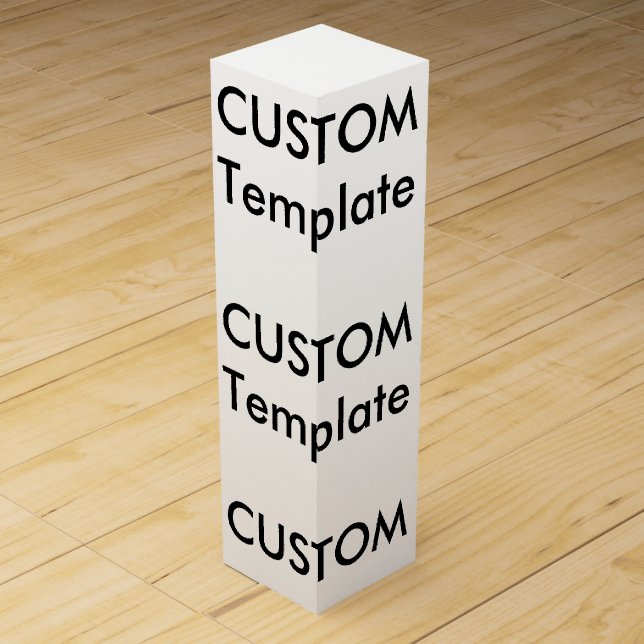 Custom Wine or Champagne Presentation Gift Box (Front)