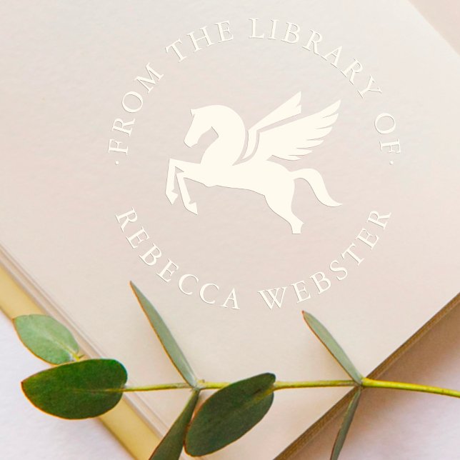 Custom Winged Horse Library Book  Embosser (Creator Uploaded)