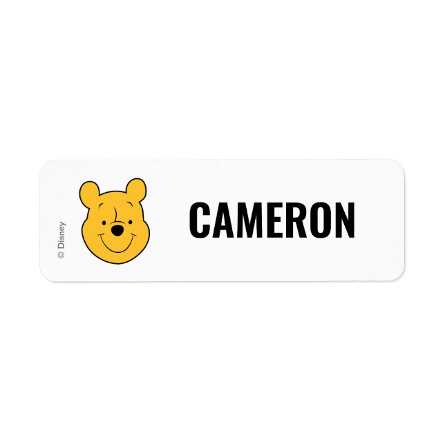 Custom Winnie the Pooh | Back to School Labels (Front)