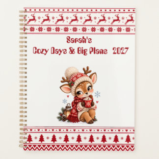 Custom Winter Deer Planner | Add Your Name & Year