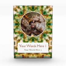 Custom Winter Green Fall Brown Star Christmas Gift