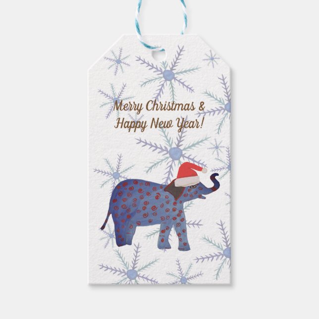 Custom Winter Holidays  Gift Tag (Front)