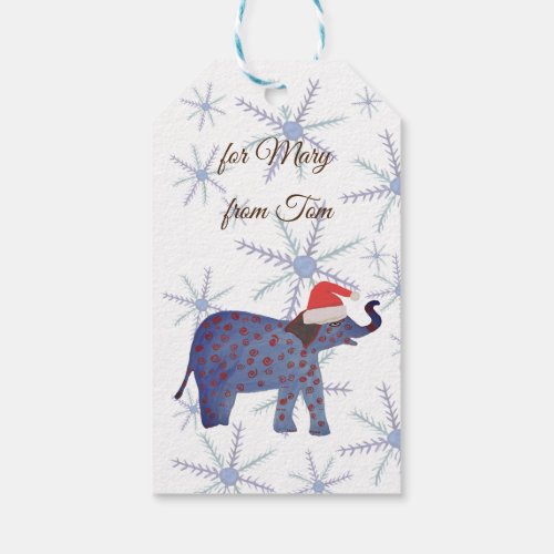 Custom Winter Holidays  Gift Tag