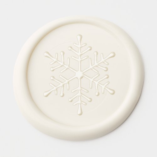 Custom Winter Snowflake Wax Seal Sticker