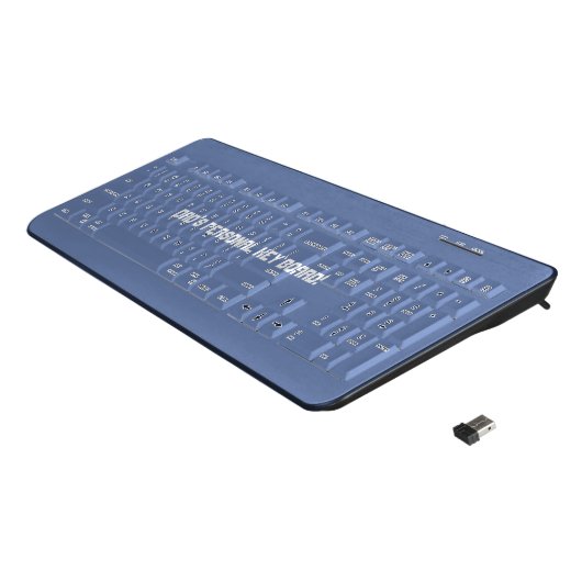 custom wireless keyboard (Angled)