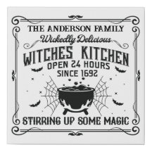 Custom Witches Kitchen Sign Halloween