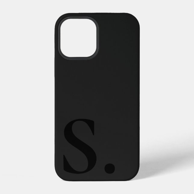 Custom with Initial Name iPhone Case (Back)