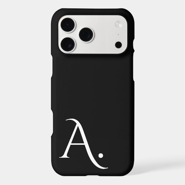 Custom with Initial Name Iphone Case (Back)