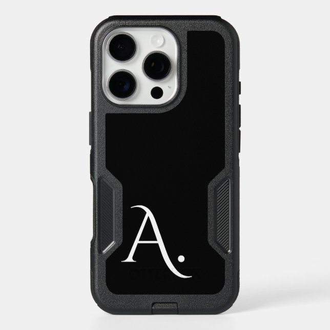 Custom with Initial Name Otterbox iPhone Case (Back)