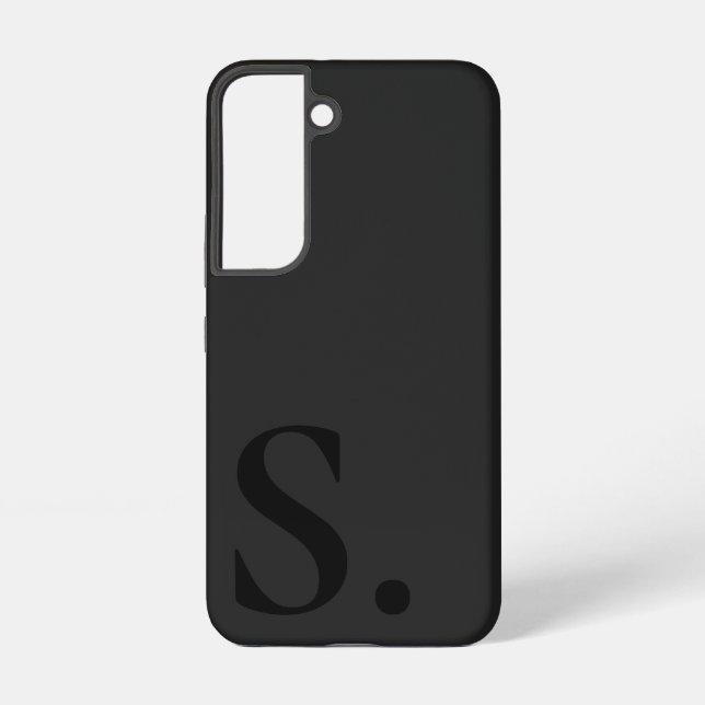 Custom with Initial Name Samsung Galaxy Case (Back)