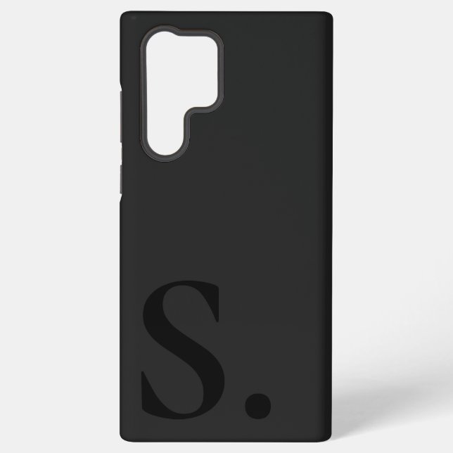 Custom with Initial Name Samsung Galaxy Case (Back)