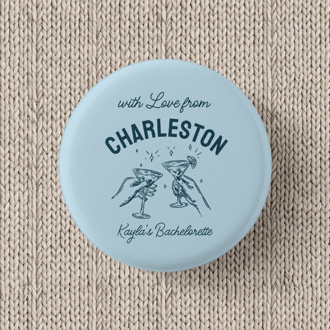 Custom With Love from Destination Bachelorette Button (Creator Uploaded)