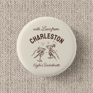Custom With Love from Destination Bachelorette Button