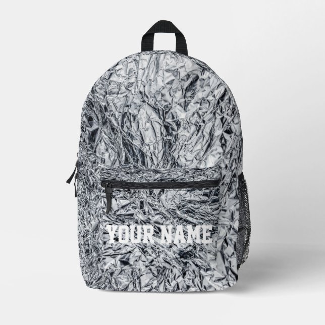 Custom With Name Trendy Personalized Name Printed Backpack (Front)