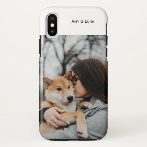 Custom Woman And Dog Photo Case_Mate iPhone Case