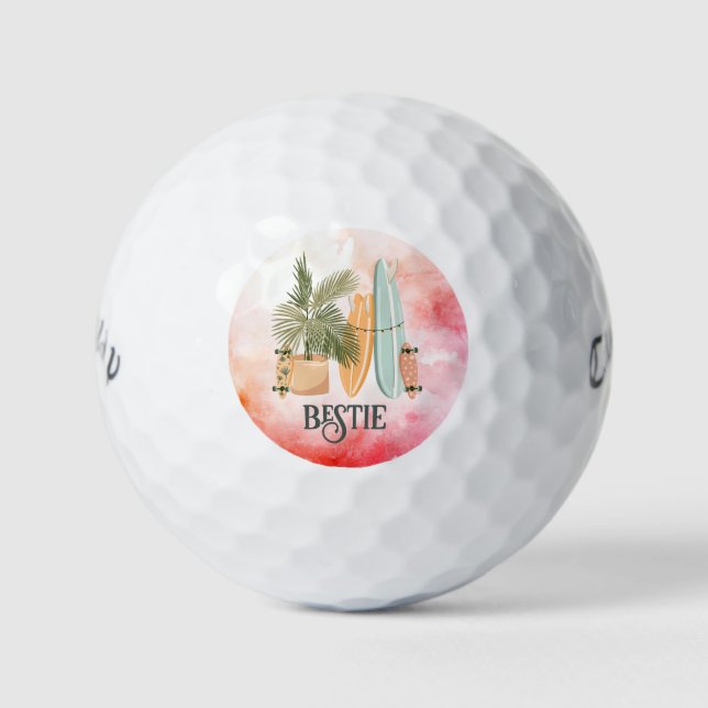 Custom Womans Best Friend Golf Balls (Front)