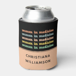 Custom Women in Medicine Retro Future Nurse Can Cooler