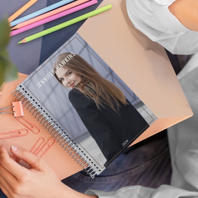Custom Women Photo l Elegant Clean Weekly Personal Planner (Creator Uploaded)