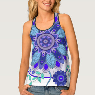 Custom Women's All-Over Print Racerback Tank Top