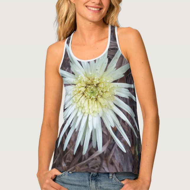 Custom Women's All-Over Print Racerback Tank Top (Front)