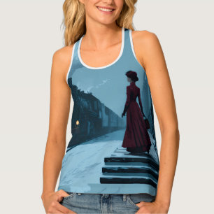 Custom Women's All-Over Print Racerback Tank Top