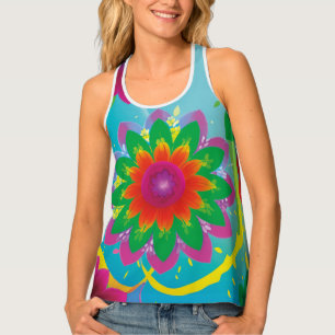 Custom Women's All-Over Print Racerback Tank Top