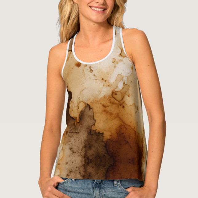 Custom Women's All-Over Print Racerback Tank Top (Front)