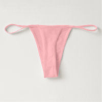Bella+Canvas Ladies' Cotton/Spandex Thong Bikini