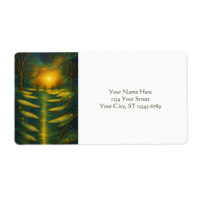 Custom Wonder & Light Matching Address Labels (Front)