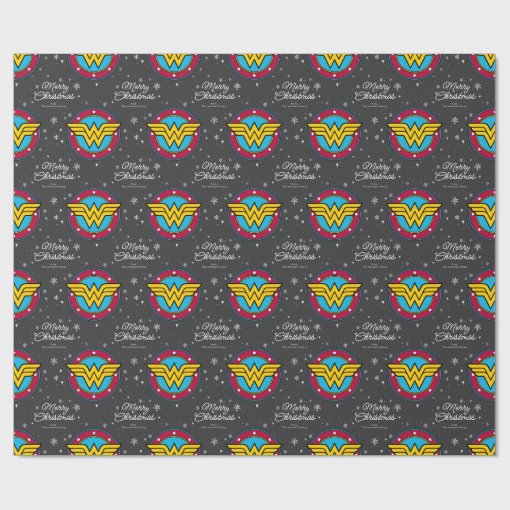 Wonder Woman Christmas Wrapping Paper 