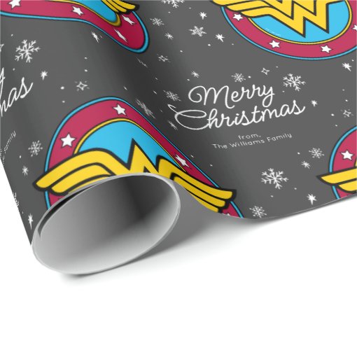 Wonder Woman Christmas Wrapping Paper 