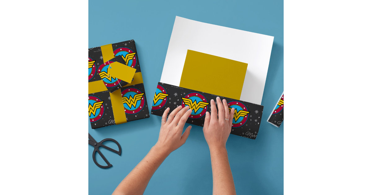 Wonder Woman Christmas Wrapping Paper 