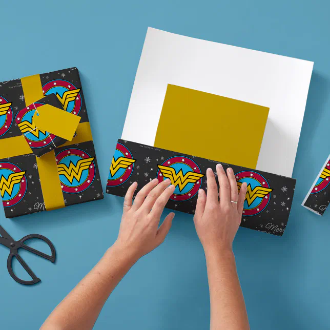 Wonder Woman Christmas Wrapping Paper 